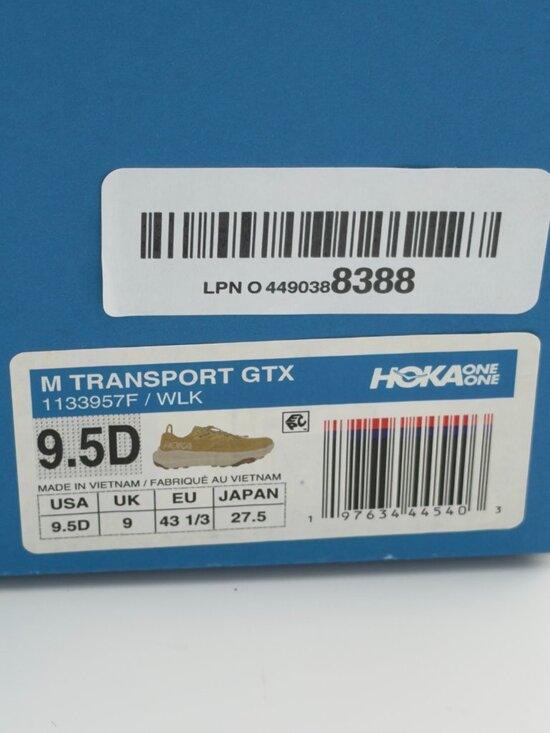 HOKA Men’s Transport GTX Gore-Tex Shoes Wheat Oat Milk Size 9.5 main image 5